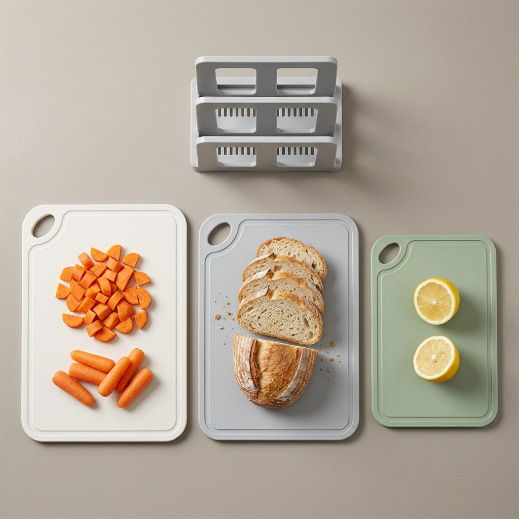 Three separate board preparation tasks