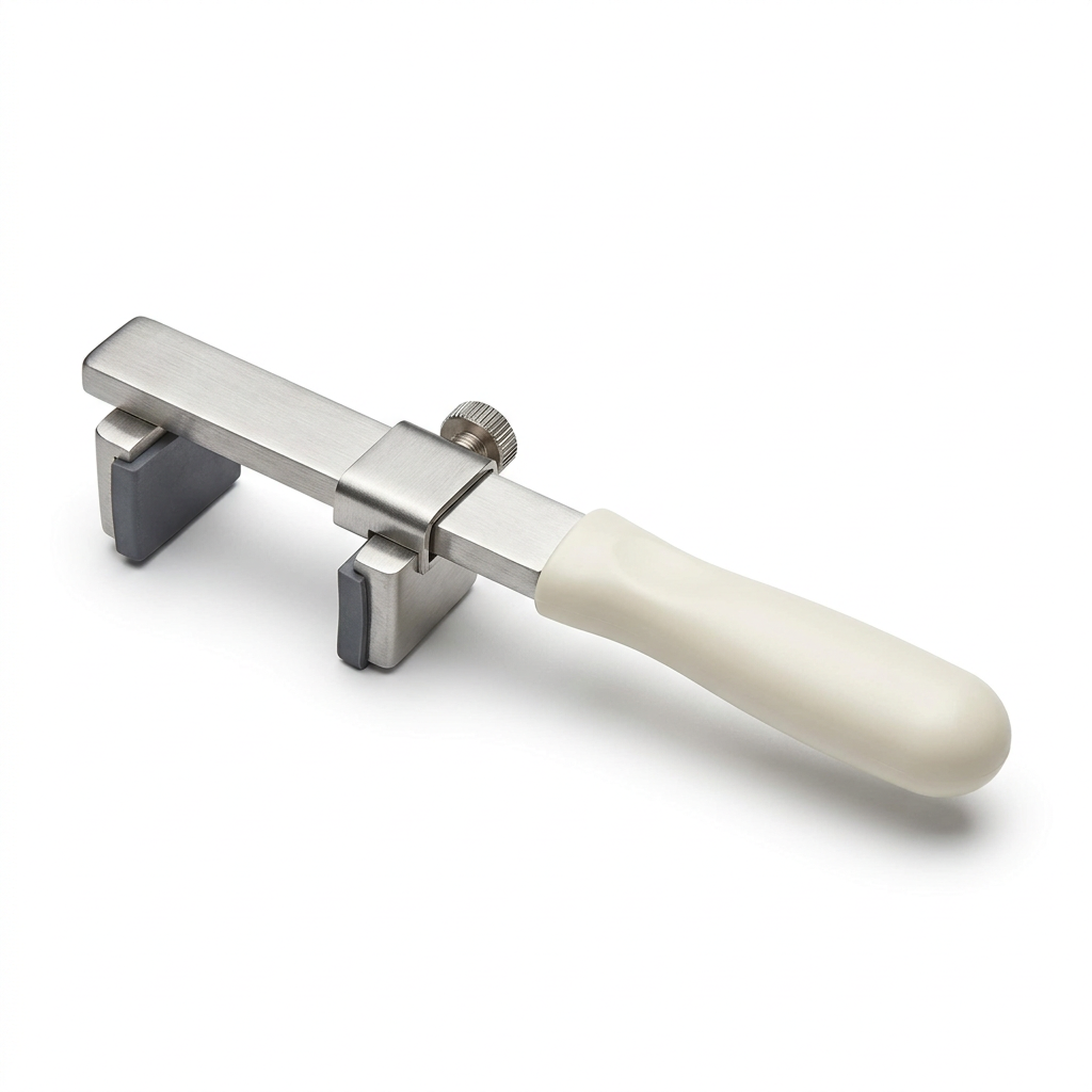 Adjustable jar opener on white